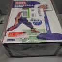 Meland Toddler Basketball Hoop, Pink 4-in-1 Kids Basketball Hoop for Indoor Outdoor Play, Tball Set with Baseball Pop Up Machine, Girls Toys Birthday Gift