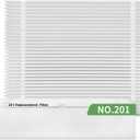 2-Pack 201 Replacement Filter Compatible with Aprilaire 2200, 2250 Whole-House Air Purifier or Space-Gard 2200, MERV-10 Furnace Filter, 20x25x6 Air Filter