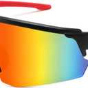 FEISEDY Cycling Sunglasses for Men Women, Sports Glasses for Youth Running Baseball Shades UV400 Protection B0108