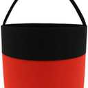 Felt Bag Basket Basket w/Handle RED & BLACK Mouse Ears Easter Toy Basket New 3 Pack