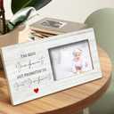 SRADMO Picture Frame New Great Grandparents Gift, Great Grandparents Baby Announcement Gifts, 12x6 Inch Tabletop Photo Frame, Promoted to Great Grandparents Picture Frame
