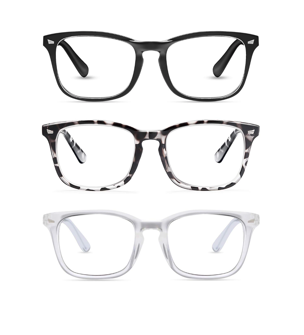 CCVOO Reading Glasses for Women/Men, Eyeglasses, Blue Light Readers for Women/Men, Computer Eye Glasses, Cheaters, +1.5