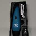 LUCKY TAIL Pet Nail Grinder for Dogs and Cats - Super Quiet and Low Vibration Electric Dog Nail Grinder with 2 LED Lights - USB Rechargeable and Cordless - 2 Speeds - Small to Large Pets - Teal