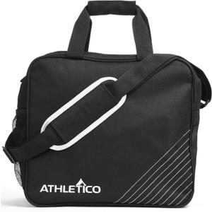 Athletico Essential Bowling Bag - Single Ball Bowling Tote Bag with Padded Bowling Ball Holder (Black)