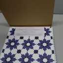 FloorPops Zellige Peel & Stick Floor Tiles, Blue (12-in by 12-in)