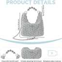 FREEBLOSS Crochet Bag Kit for Beginners Crochet Tote Bag Starter Kit with Step-by-Step Video Tutorials for Adult Beginners Crafts Projects
