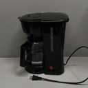 BLACK+DECKER 12-Cup Coffee Maker with Easy On/Off Switch, Easy Pour, Non-Drip Carafe with Removable Filter Basket, Vortex Technology, Black