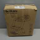 Potty Training Seat, SKYROKU Upgrade Toddler Toilet Seat for Kids Boys Girls, 2 in 1 Potty Training Toilet, Splash Guard Anti-Slip Pad Step Stool,New Sector-Shape Stabilized Base (8899+Grey)