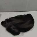 FESHFEN Wigs with Bangs for Women, Long Synthetic Layered Straight Hair Wig for Daily Party Use 18 inch