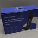 EaseZen Cordless Leg Compression Massager for Circulation and Pain Relief FSA, 5 Chamber Rechargeable Leg Massager for Edema in Legs and Feet, Gifts for Women Men Seniors (Single Unit)