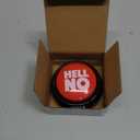 Talkie Toys Products Hell No Button - 10 Funny Hell No Sound Button Sayings - Hilarious Talking Toy to Just Say No - Stress Reliever