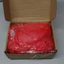 Soulchen 49 Inches Christmas Tree Topper Bow Large Fluffy Tulle Christmas Bow for Car Giant Wreath Wall Decor with Long Streamers for Xmas Home Wedding Car Holiday Decor Supplies(Red)