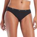 Hanes women's Hi-Cut Panties Pack, Lightweight Cotton Hi-Cuts, 6-Pack  (M)