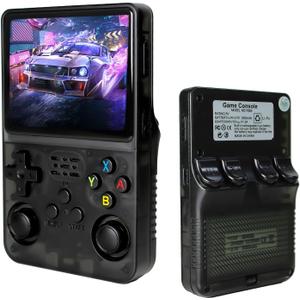 R36S Handheld Game Console Retro Gaming Console Portable Handheld Retro Game Console Preloaded with Built-in Games Handheld Emulator Console (64, GB)