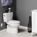 Bemis Radiance Heated Night Light Toilet Seat, Slow Close Adjustable Fit Long Lasting Plastic Seat, Elongated, White