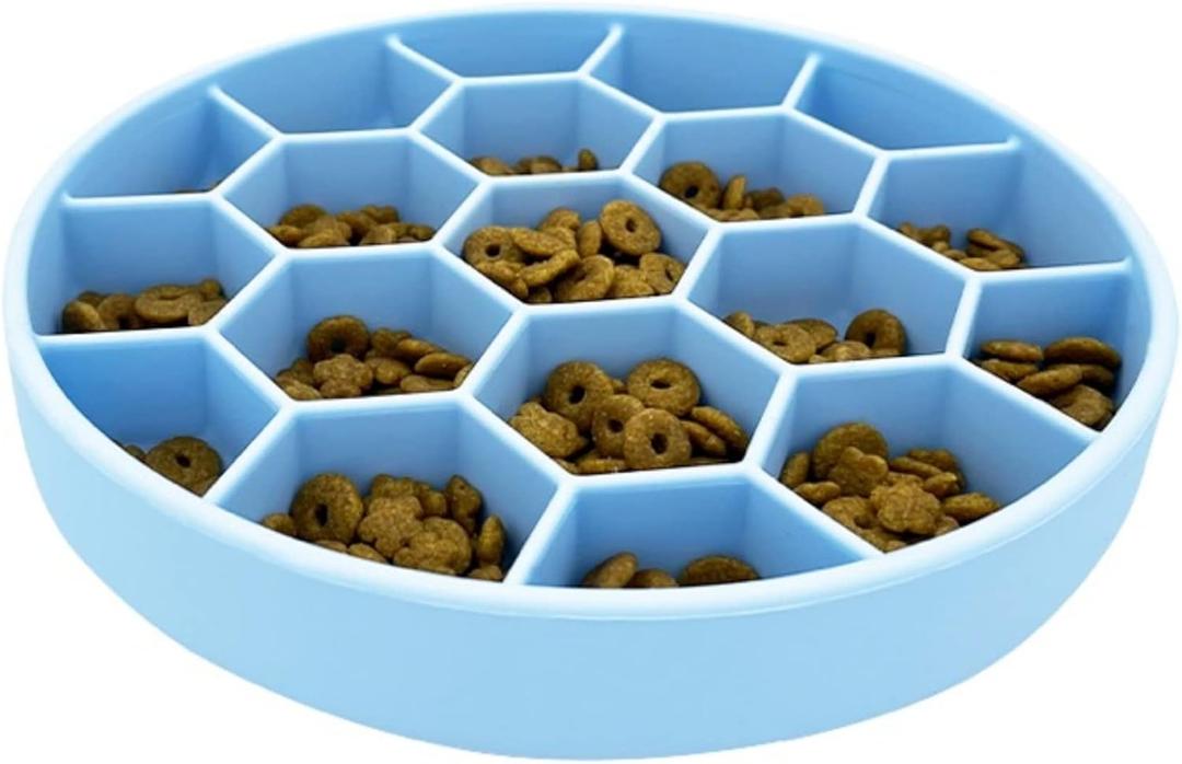 Mr. Peanut's Interactive Slow Feed Dog Bowl, Fun Healthy Bloat Stop Feeder (Medium) (Medium)