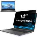 14 Inch Laptop Privacy Screen Filter (16:9), Anti Glare Blue Light Blocking Screen Protector for Windows Notebook, Removable Matte and Glossy Finish Shield for Office Business Travel