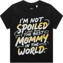 Lampu Girls Shirts Short Sleeve Shirt for Girls Soft Cotton Tees Kids Tshirts Clothes Summer Tops T-Shirt, 110