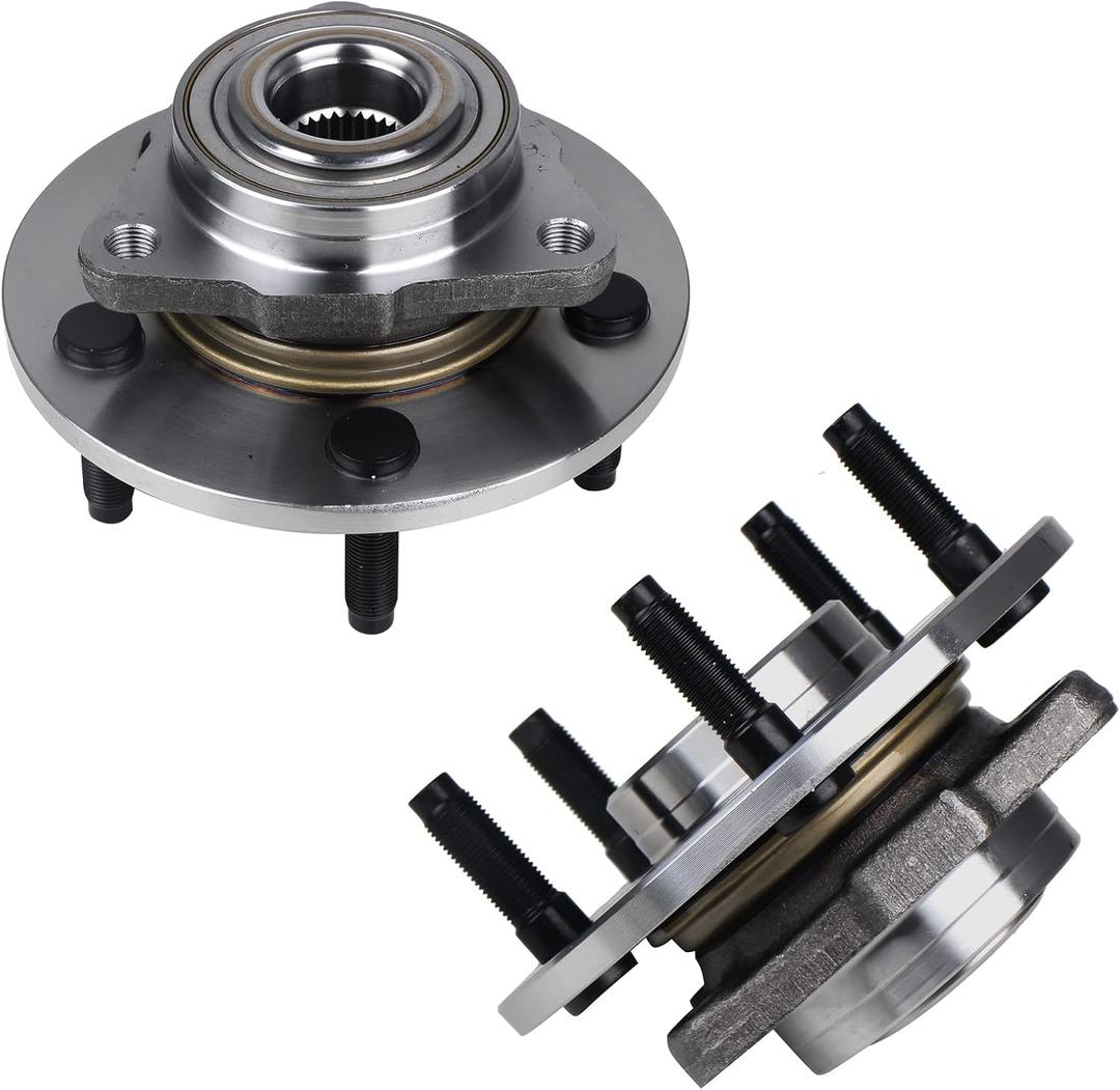 KUSATEC 515072 Front Wheel Bearing Hub Assembly 2-Pack for Dodge Ram 1500 2002-2008, Ram 1500 3.7 4.7 5.7L 2004 2005, 5 Lug Bolts