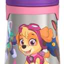THERMOS Vacuum Insulated Stainless Steel 10oz Straw Bottle, Paw Patrol Girl