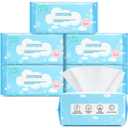 Dry Wipes - HAPPY BUM Baby Wipes, Large Baby Wipes, Wet and Dry Use, Unscented Tissues for Sensitive Skin (600 Count)