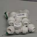 3/4" PVC Union Coupling Pipe Fitting (Socket x Socket), 20 Pack Heavy Duty for DIY Creations, Schedule 40 Adapter