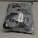 Women's Long Sleeves Open Front Casual Leopard Print Fuzzy Knitted Sweater Cardigan Coat Outwear (Medium, Grey)