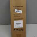 upsimples Acrylic Shelves for Bathroom Storage, 15" Floating Shelves Wall Organizer for Perfume, Make up, Skincare, Kids Bookshelf for Bedroom, Nursery, Living Room Decor, Clear, 4 Pack