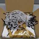 Moinchore 30 Pcs Graduation Gift Bags Bulk 5.5 x 4.7 x 2.5'' Small White and Gold Class of 2026 Treat Bags with Handles Bow Ribbon Congrats Grad Paper Party Favor Decorations for College High School