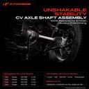 A-Premium CV Axle Shaft Assembly Compatible with Ford Escape 2013-2019 & Lincoln MKZ 2013, Front Left Driver Side