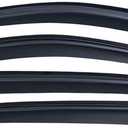 Lightronic Extra Durable Outside Mount Auto Vent Window Visor, Fits 2016-2022 Lexus RX350 & RX450h (EXCLUDES RX350L/RX450hL), UV Protection Rain Guard, Original Wind Deflector, Dark Smoke, 4-Pcs