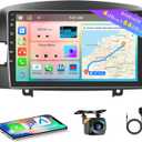 8 Core 4+64GB Android Car Stereo for Hyundai Sonata 2004 2005 2006 2007 2008, 9 Inch IPS Touchscreen Car Radio with Wireless Carplay 59UI GPS Navigation WiFi 32EQ DSP Backup Camera