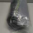 Bolster Pillow with Removable Velvet Cover, Round Cylinder Neck Roll Pillow for Head, Back, Leg Support, Decorative Bed and Couch Pillow 16 x 6 Inches (Black)