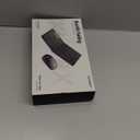 Foldable Keyboard and Mouse, Samsers KM08X Folding Bluetooth Keyboard Mouse Combo with Backlight, 2.4G + BT5.0 x 2, Full-Size Travel Keyboard & Portable Wireless Mouse for Windows iOS Mac OS Android (Graphite - Backlit)