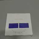 Polymer Material Reusable Napkin Band, Glue-Free Tear-Proof Water Resistant Oil-Proof Napkin Bands Set of 200(Front Blue Color and Back White), 6 Adjustable Sizes Napkin Rings