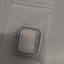 Misxi [2 Pack Waterproof Anti-Scratch Case with Button for Apple Watch Series 9 Series 8 Series 7 45mm, Hard PC Cover with Tempered Glass Screen Protector for iWatch, Starlight