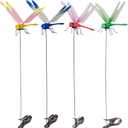 Kleeblatt Dragonfly Clip 12pcs - Dragon Fly Clips, Hair Accessories, Garden Decor, Outdoor Decorative Stakes - Ideal for Garden & Patio Enhancement (in Bags)
