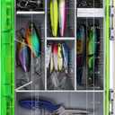 Ghosthor Fishing Tackle Box, Waterproof 3600 and 3700 Tackle Trays, Plastic Tackle Box Organizer with Removable Dividers, Storage Lure Box and Terminal Tackle Storage