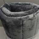 Buganda Memory  Foam Bath Mat 50×30  Ultra Soft and Non-Slip Bathroom Rug Grey