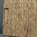 Casafield Large Laundry Hamper with Lid and Removable Liner Bag - Natural, Woven Water Hyacinth Rectangular Laundry Basket Sorter for Clothes and Towels