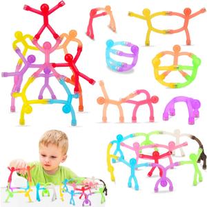 24pcs Travel Magnetic Toys for Kids Toddlers: Portable & Durable for Airplane Road Trip Car Travel Games, Magnetic-People-Magnet-Men, Creativity & Educational, Fidget Toys for Classroom Office