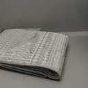 Moroccan Washable Area Rug, 2x4 Non-Slip Front Door Mat Indoor Entrance, Low-Pile Distressed Grey Rug Throw Rugs for Bedroom Kitchen Bathroom Laundry Room