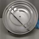 LEDIARY 42 Inch Retractable Ceiling Fan with Lights, Fandelier Ceiling Fan with 6 Speeds,3000K-6000K Adjustable,and DC Motor,Chandelier Ceiling Fans with Lights for Bedroom Living Room,Silver