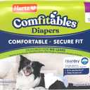 Hartz Comfitables Disposable Dog Diapers, Size Large 12 Count, Comfortable & Secure Fit, Easy to Put On, Super Absorbent Male and Female Diaper