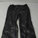 Zebaexf Women's High Waist Faux Leather Pants Straight Leg Jeans Leather Look Pants