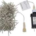 Vickerman 144 Warm White LED 2 Function Spider Light Set, 24' Christmas Light Set, Clear Wire
