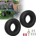13x5.00-6 Lawn Mower Tire and Inner Tube Sets Compatible with Yard Tractor, Hand Truck, Riding Lawn Mower, Lawn tractor and More