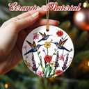 Christmas Ornaments, Hummingbird Ornament, Christmas Tree Ornaments, Xmas Decorations, Holiday Decorations, Gifts for Hummingbird Lovers, Holiday Party Gifts, and Xmas Gift Ideas