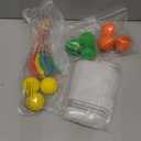 Noveread 72 Pcs Hockey Party Favors Include 24 Hockey Pencils with Erasers 24 Balls 24 Bags Pencils Foam Balls Gifts for Classroom School Birthday Party Prize