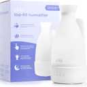 Ubbi Ultrasonic Humidifier, Easy Top-Fill Design, Adjustable Mist Control, Whisper-Quiet 25dB, Soft Night Light Glow for Nursery and Bedroom